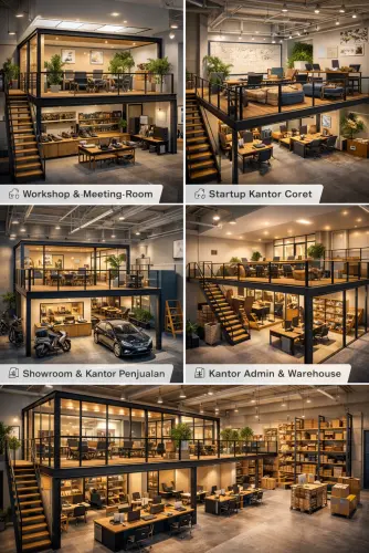 Mezzanine Ruang Kantor di Sukasari