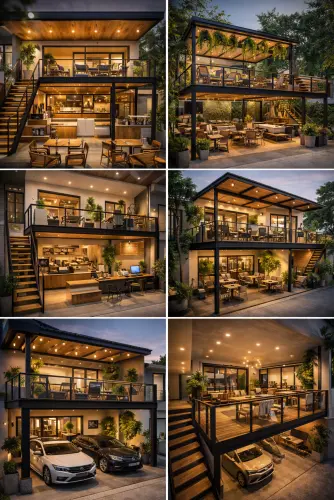 Mezannine Cafe Modern di Sukasari